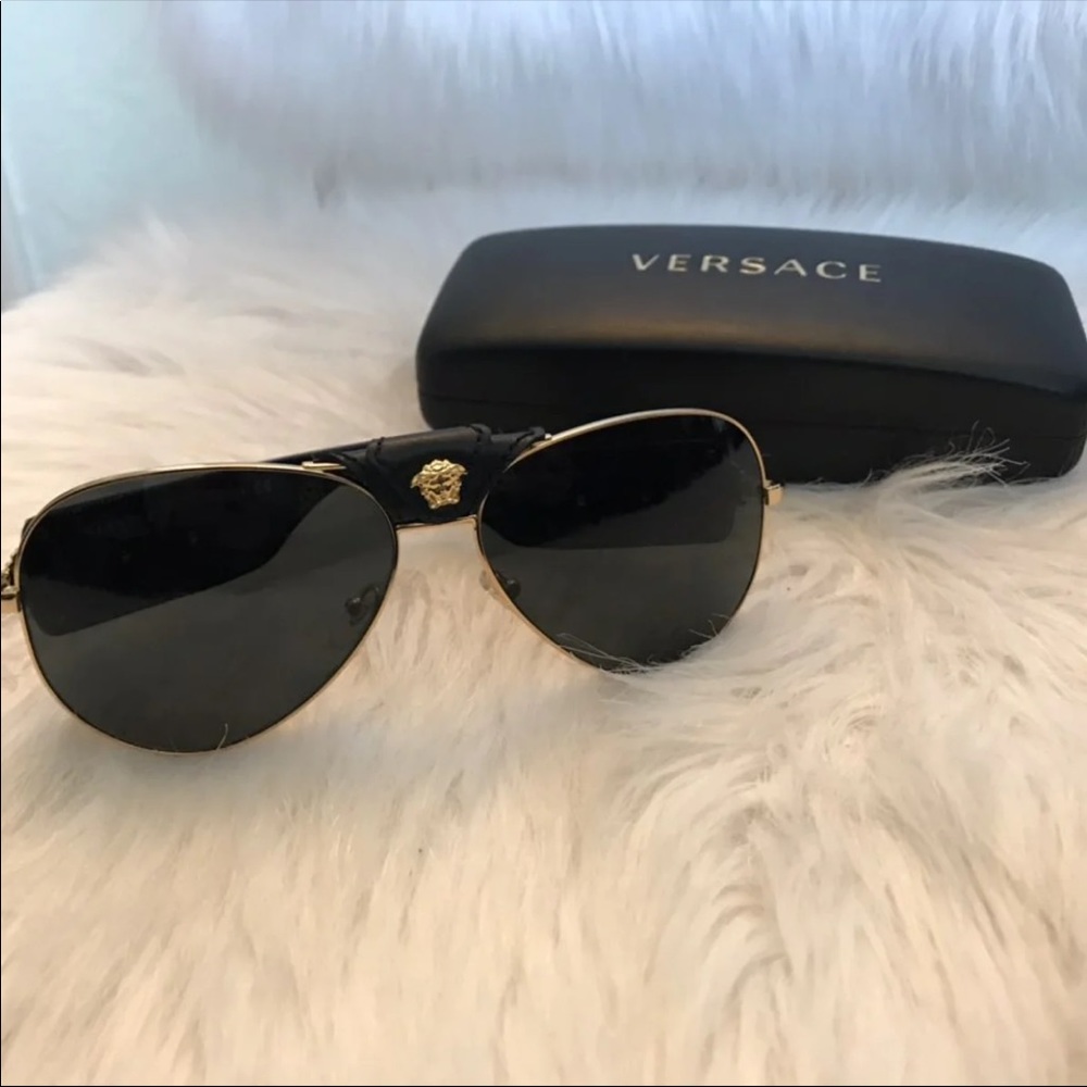 Black and gold Versace Sunglasses!